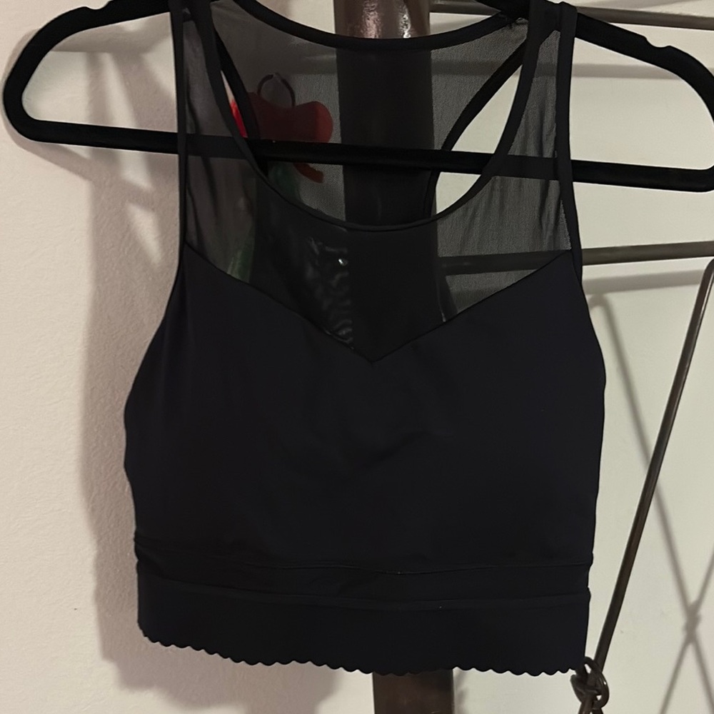 Zyia Black Mesh Sports Bra